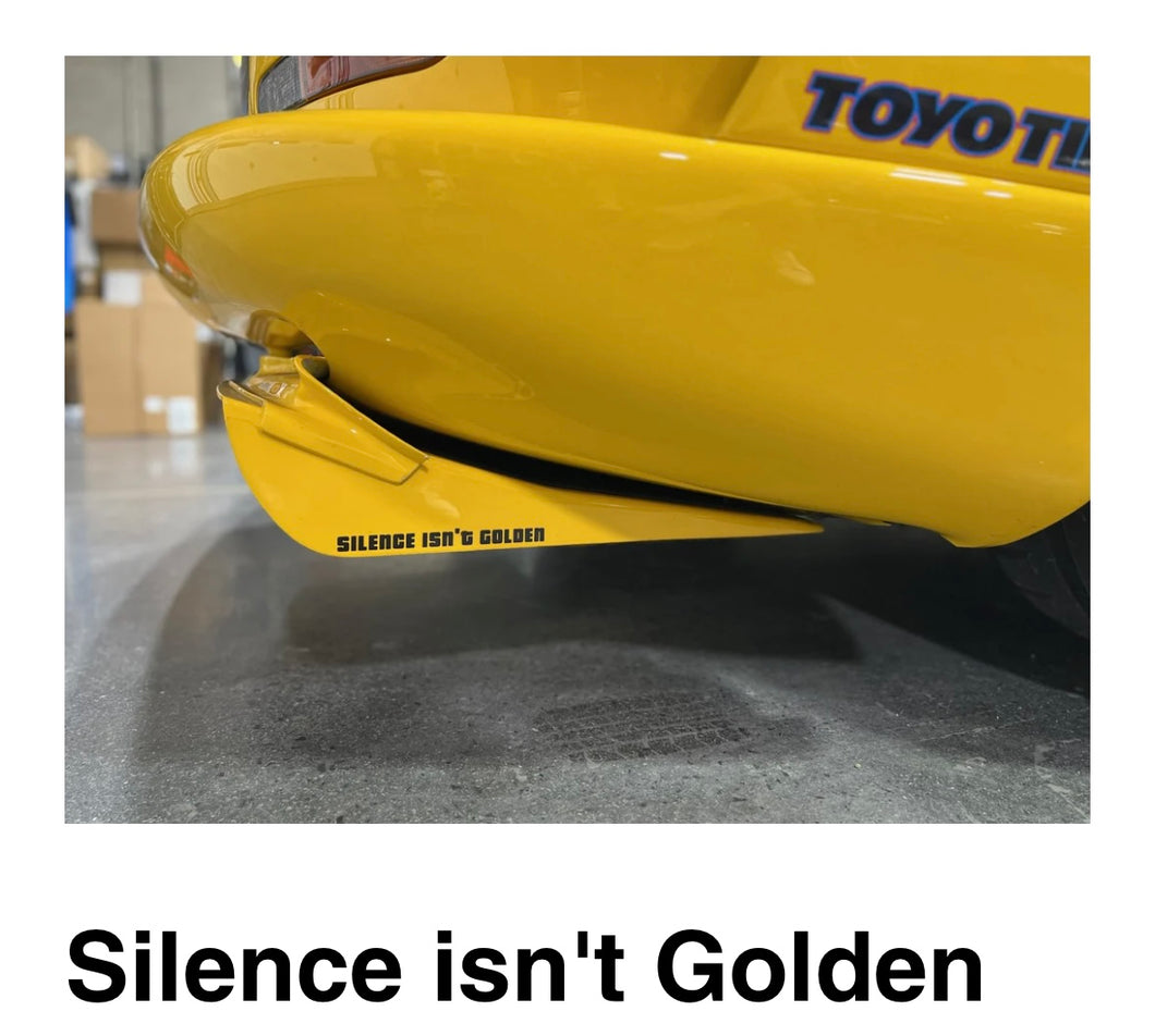 Silence Isn’t Golden decal - 4 color choices